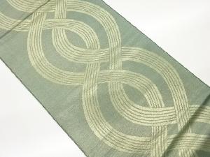 曲線模様織出し名古屋帯